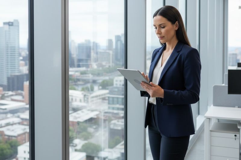 Business scheduling commercial window cleaning Melbourne